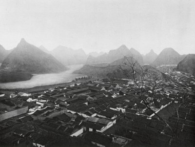Kueilinfu, Kuangsi, Kueilin, the Provincial Capital, View to the North-West by Ernst Boerschmann