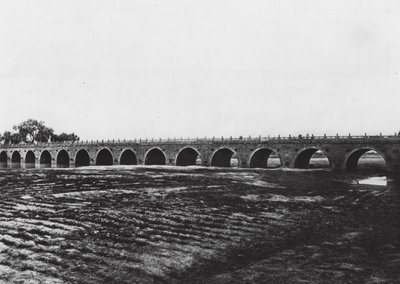 Yenchoufu, Shantung, Bridge by Ernst Boerschmann
