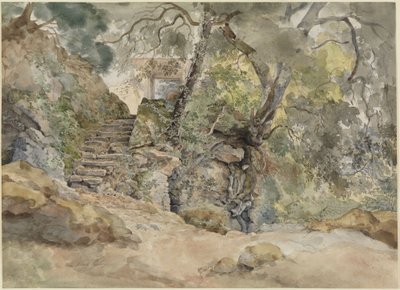 From the Park of Villa Chigi in Ariccia by Ernst Fries