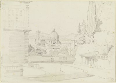 Florence Seen from the Boboli Gardens by Ernst Fries