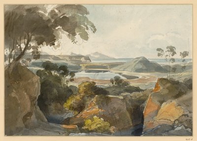 Italian Coastal Landscape by Ernst Fries