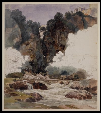 The Neptune Grotto Close to Tivoli by Ernst Fries