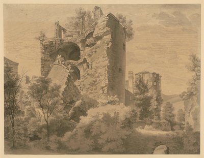 Towers of Heidelberg Castle by Ernst Fries