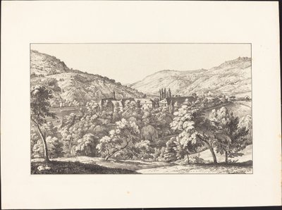 View of the Convent of Neuberg from the Summit by Ernst Fries