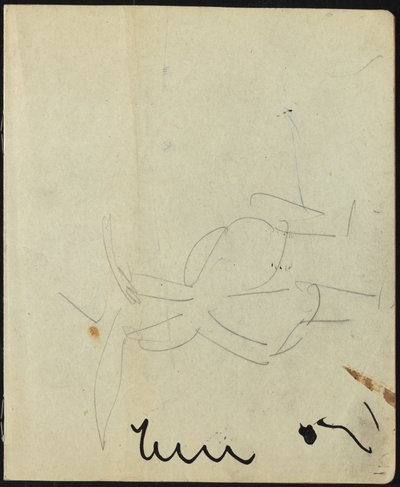 Dancers and Performers (Page from a Sketchbook) by Ernst Ludwig Kirchner