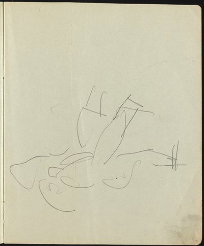 Dancers and Performers, Page from a Sketchbook, c. 1911 by Ernst Ludwig Kirchner