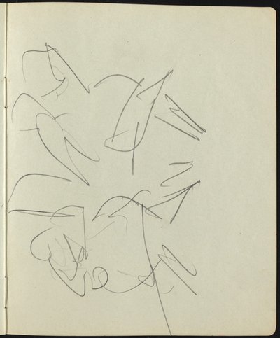 Dancers and Performers Page from a Sketchbook, c. 1911 by Ernst Ludwig Kirchner