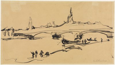 View of Dresden by Ernst Ludwig Kirchner