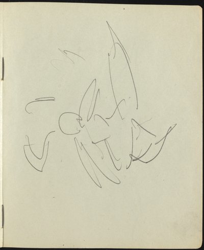 Dancers and Performers (Page from a Sketchbook) by Ernst Ludwig Kirchner