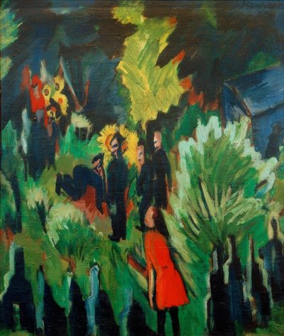 Graef Garden in Jena by Ernst Ludwig Kirchner