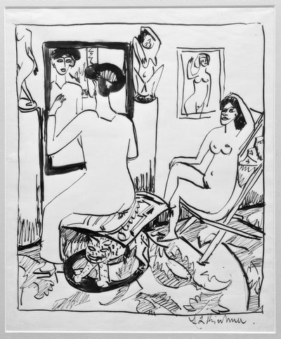 Interior II by Ernst Ludwig Kirchner