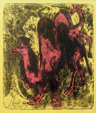 Camel and Dromedary by Ernst Ludwig Kirchner