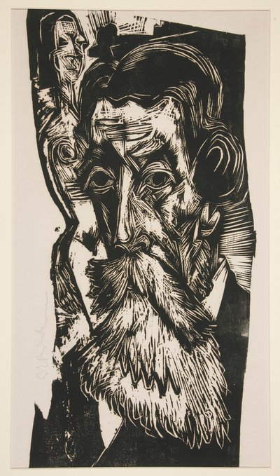 Portrait of Ludwig Schames by Ernst Ludwig Kirchner