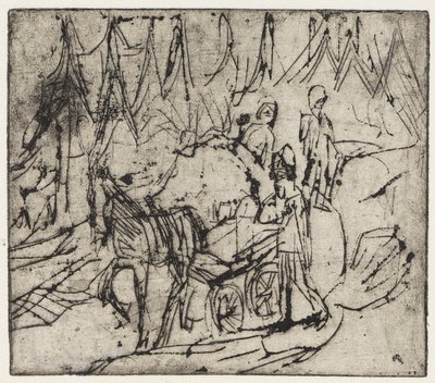 Milk Cart by Ernst Ludwig Kirchner