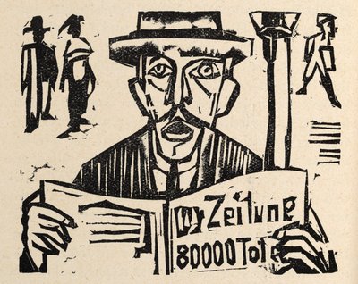 Beside the Highway. Stories by Jakob Bosshart. The Apostle of Peace - Werner Gütikofer by Ernst Ludwig Kirchner