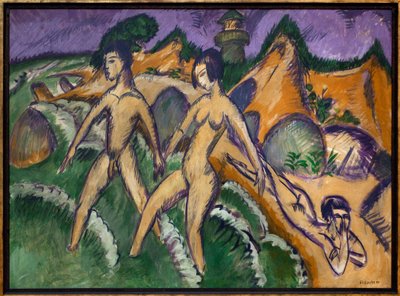 Over the sea by Ernst Ludwig Kirchner