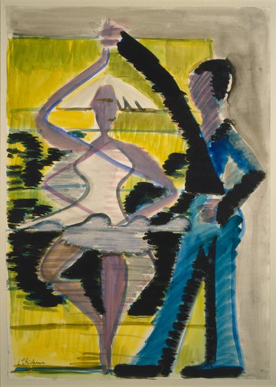 Pirouetting Dancer by Ernst Ludwig Kirchner