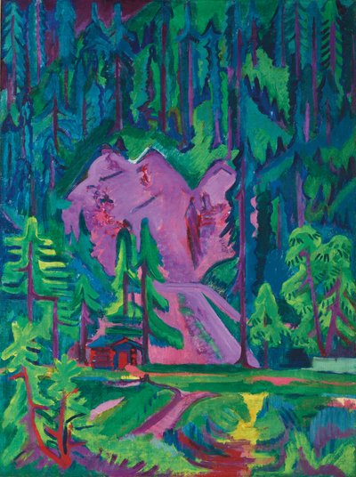 Quarry at Wildboden, c.1923 by Ernst Ludwig Kirchner