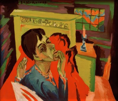 Self-Portrait as a Sick Person by Ernst Ludwig Kirchner