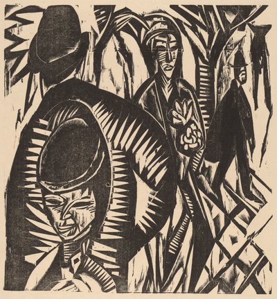 Street Scene After the Rain by Ernst Ludwig Kirchner