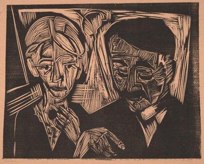 The Married Couple Müller by Ernst Ludwig Kirchner