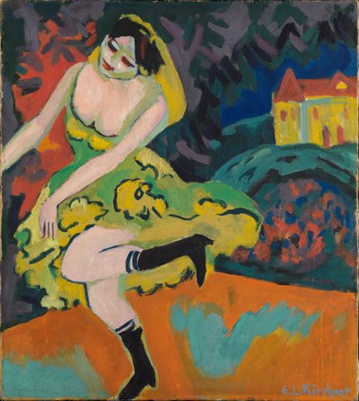 Variety Dancer by Ernst Ludwig Kirchner
