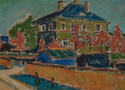 Villa in Dresden by Ernst Ludwig Kirchner