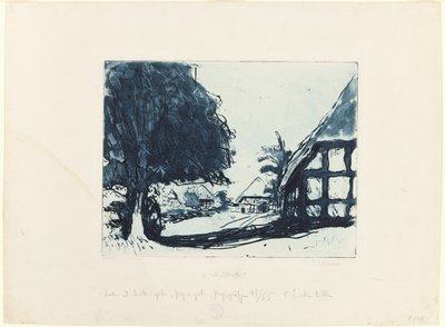 Village Street by Ernst Ludwig Kirchner