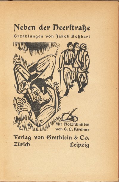 Jakob Bosshart: Near Main Street by Ernst Ludwig Kirchner and Jacob Bosshart