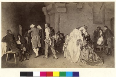 Farewell Marie Antoinette from Louis XVI and His Release from the Prison by Ernst Meisel