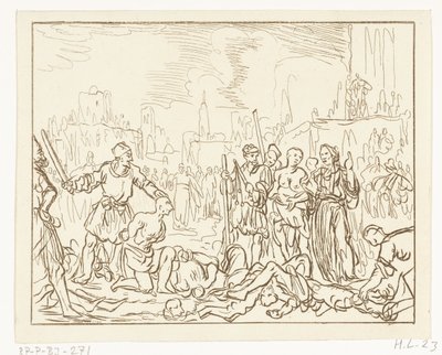 Felicitas and Her Seven Sons Beheaded by Ernst Willem Jan Bagelaar