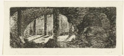 Ruins of Fort Saint Peter near Maastricht by Ernst Willem Jan Bagelaar