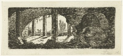 Ruins of Fort Saint Peter near Maastricht by Ernst Willem Jan Bagelaar