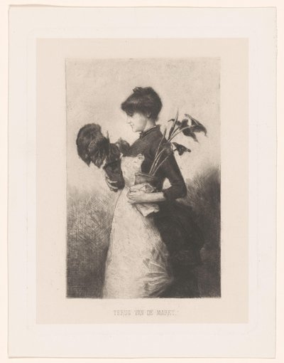 Woman with Two Plants by Ernst Witkamp
