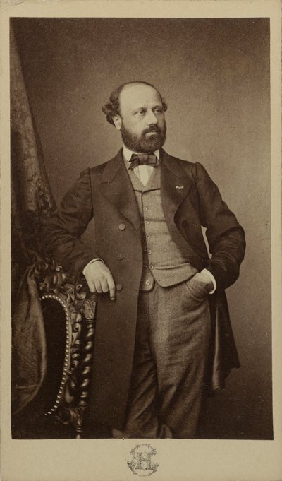 Portrait of the Composer François Bazin by Erwin Hanfstaengl
