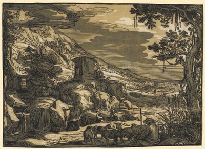 Arcadian Landscape by Esaias van de Velde