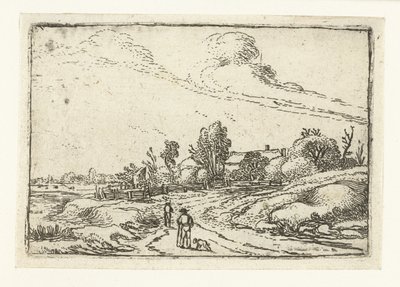 Path Along a Farm by Esaias van de Velde