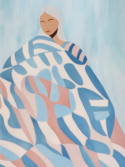 Serene Patterned Woman by Essa Van Reis