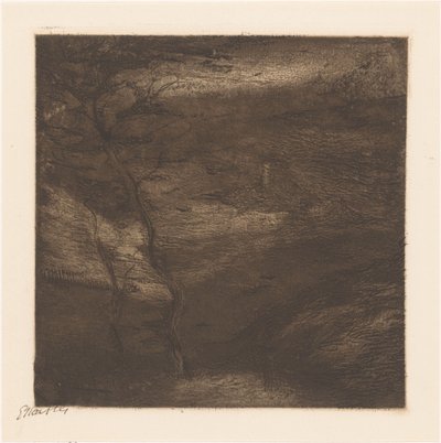 Evening in the Pyrenees by Etha Fles (signed by artist)
