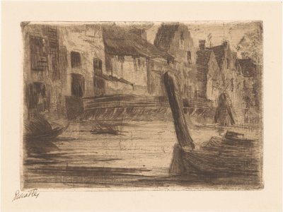 Dordrecht by Etha Fles (signed by artist)