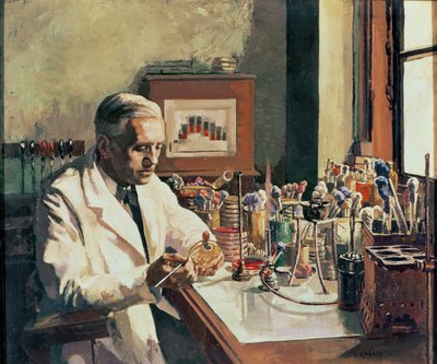 Sir Alexander Fleming (1881-1955), the Discoverer of Penicillin by Ethel Gabain