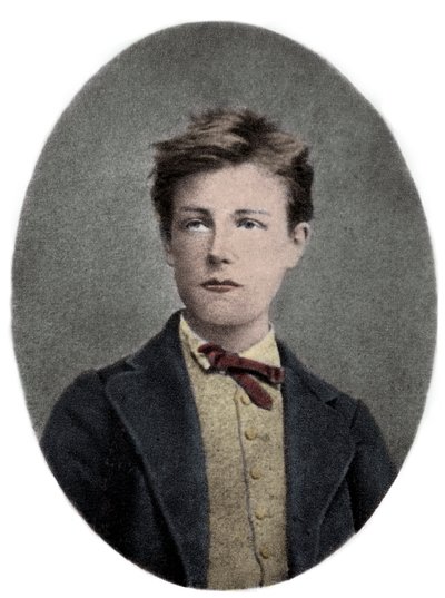 Portrait of Arthur Rimbaud (1859 - 1891) at 17 years old by Etienne (after) Carjat