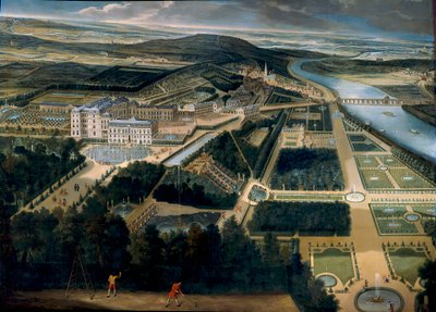 General View of the Castle and Gardens of Saint Cloud by Etienne Allegrain (1675). Château de Versailles by Etienne Allegrain