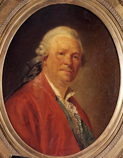 Portrait of Ritter Christoph Willibald von Gluck, German composer by Etienne Aubry