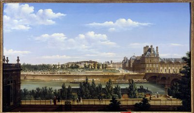 The Garden and the Palace of the Tuileries, Seen from the Quai d