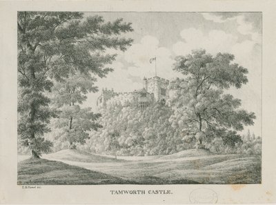Tamworth Castle by Etienne Bruno Hamel