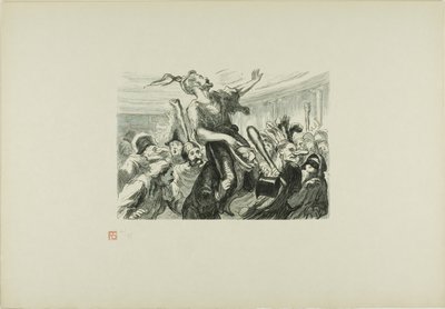 At the Opera Ball - Lent - Long live the smartly dressed crowd! by Etienne Carjat