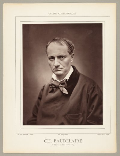 Charles Baudelaire by Etienne Carjat