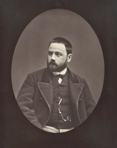Émile Zola, French Novelist, Playwright, and Journalist by Etienne Carjat