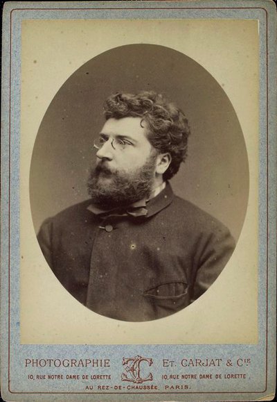 Georges Bizet, French Composer and Pianist by Etienne Carjat